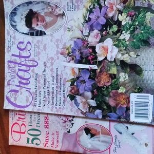 Vintage bridal crafts magazines - 2 issues